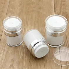 Havosiz plastik krem kavanozi